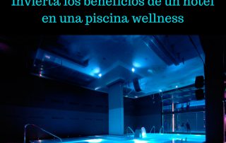 en una piscina wellness